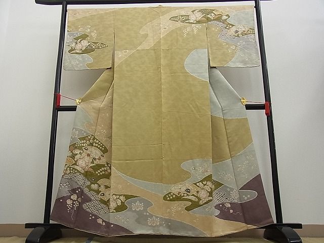 着物屋ほのか□越後十日町の一流染匠桐屋・翠山工房訪問着辻が花手描き