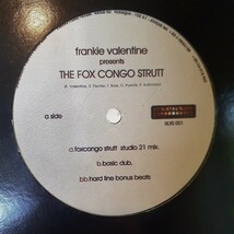 FRANKIE VALENTINE / THE FOX CONGO STRUTT /DEEP HOUSE,ブロークンビーツ,OMAR PUENTE,CUBA,MOODMAN _画像1