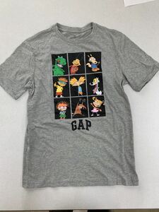 ■ＧＡＰ■新品■160■ギャップ■人気Ｔシャツ■アメコミ■ＵＳＡ■グレー■ラス1