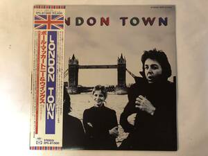 30513S 帯付12inch LP★ポール・マッカートニー & ウイングス/WINGS/LONDON TOWN★EPS-81000