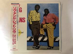 30529S 帯付12inch LP★ボビー・キング ＆ テリー・エヴァンス/BOBY KING & TERRY EVANS/LIVE AND LET LIVE!★A23U-39