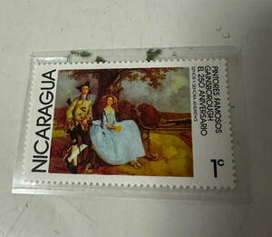  stamp foreign stamp NICARAGUA EL 250 AIVERSARIO 1C