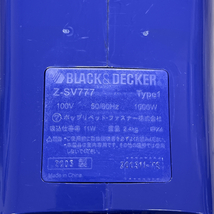 【送料無料・美品・動作品】BLACK&DECKER スチーム掃除機スチームバスター Z-SV777 ブラックアンドデッカー 乾湿両用 №23506_画像4