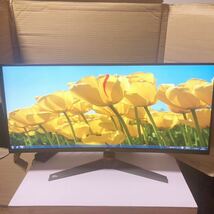 中古LG ゲーミング ディスプレイ 34型モニター 34UC89G-B /21:9 曲面Ultra Wide/IPS 非光沢/144Hz/G 動作品 管理号SHY796_画像1