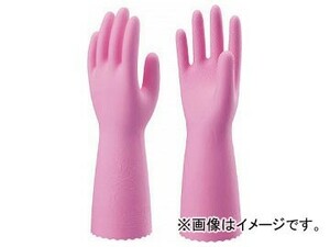ショーワ 塩化ビニール手袋 簡易包装ビニール厚手１０双入 ピンク Ｍサイズ