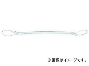 TESAC 耐化学薬品用スリング(JIS2等級・両端アイ形) 25mm幅×1.5m PP2E25X1.5(7931387)