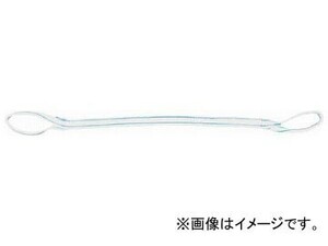 TESAC 耐化学薬品用スリング(JIS2等級・両端アイ形) 50mm幅×4.5m PP2E50X4.5(7931531)