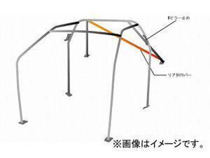 オクヤマ ロールバー 715 055 3 スチール ダッシュボード貫通 7P No.7 2名 スバル BRZ ZC6 内装無車用 3ドア ノーマルルーフ