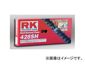 2輪 RK EXCEL ノンシールチェーン STD 鉄色 428SH 132L DT125R 3WF1 WR125R/X YZF-R125