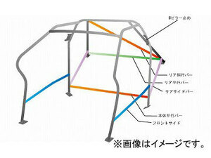 オクヤマ ロールバー 752 055 1 スチール ダッシュボード貫通 13P No.15 2名 トヨタ 86 ZN6 内装付車用 3ドア ノーマルルーフ