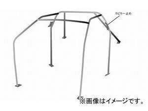 オクヤマ ロールバー 709 111 1 スチール ダッシュボード貫通 6P No.5 2名 ニッサン シルビア (P)S13 ノーマルルーフ 2ドア ノーマルルーフ