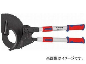 ＫＮＩＰＥＸ ９５３２−１００ ラチェット式ケーブルカッター ６５０ｍｍ