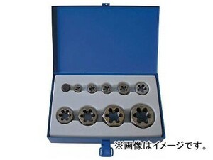 トラスコ中山 六角サラエナットダイスユニファイ細目ねじセット THD-UNFSET(7681721) 入数：1セット(9個)