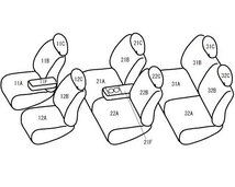 ベレッツァ アブソルート シートカバー ホンダ ストリーム RN6/RN8 2006年07月～2012年04月 H052_画像3