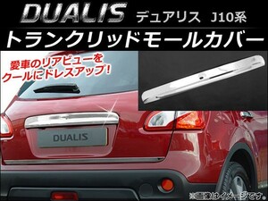 トランクリッドモールカバー ニッサン デュアリス J10KJ10KNJ10NJ10 2007年05月〜2014年03月 AP-XT028