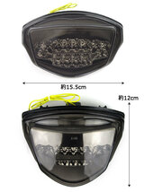 LEDテールランプ スズキ GSXR1000 2007年～2008年 スモーク AP-BP-307-SM 2輪_画像2