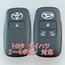 《ハート》新型キャンバス　タント　ルーミー　トールなど　ダイハツスマートキー用シリコンキーカバー　D09　パープル_画像3