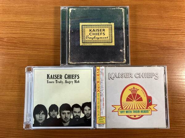 W6599 カイザー・チーフス 3枚セット｜Kaiser Chiefs Employment Yours Truly, Angry Mob Off with Their Heads エンプロイメント