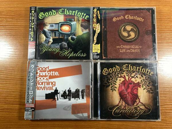 W6681 グッド・シャーロット 4枚セット｜Good Charlotte Cardiology Good Morning Revival The Chronicles of Life and Death