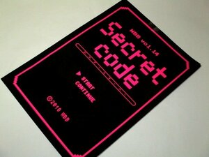 WBB vol.14 Secret code 幻のゲームオーバー パンフレット/ 佐野瑞樹 山本亮太 佐野大樹 大和田獏 ほか