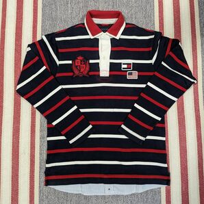 ‘90 TOMMY HILFIGER ラガーシャツ ストラップ トミー