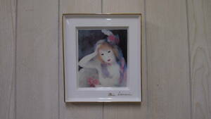 中古品☆Ｍａｒｉｅ　Ｌａｕｒｅｎｃｉｎ☆マリー　ローランサン☆陶器製☆絵画☆壁掛け☆３０５Ｓ－Ｊ１２１９５