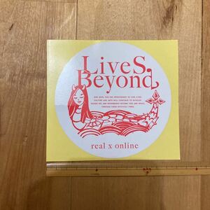 LiveS Beyond real x online シール　ステッカー　ライブスビヨンド