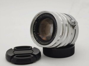 MINOLTA CHIYOKO SUPER ROKKOR 5cm F2 C L39 ロッコール 現状品