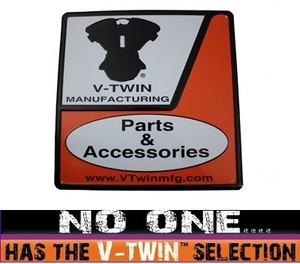  V-TWIN 看板 48-1114 Product Sign サイズ約44㎝x44㎝ steel 製