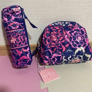 新品　未使用　筆箱　ポーチ　小物入れ　２点セットVera Bradley