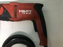 988/ 現状品 HILTI ヒルティ TE2-M ハンマドリル　通電　簡易動作の確認済み_画像4