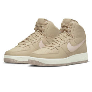 ☆NIKE WMNS AIR FORCE 1 HIGH SCULPT 薄ベージュ/薄淡ピンク 27.5cm ナイキ ウィメンズ エア フォース ワン ハイ スカルプト DC3590-103