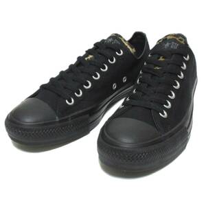 ☆CONVERSE ALL STAR LD OX 黒/黒/ヒョウ柄 27.5cm コンバース オールスター レパード オックス LEOPARD 豹 1CL571