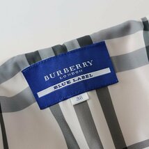 BURBERRY BLUE LABEL バーバリーブルーレーベル ウール ステンカラー ショートコート 38/オレンジ【2400013365086】_画像10