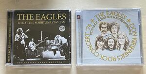 The Eagles ザ・イーグルスライブCD 2種セット(Live At The Summit, Houston, 1976 ＋ Don Kirshner's Rock Concert '74)