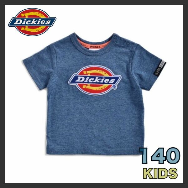 Dickies Tシャツ ロゴ デニム 140cm