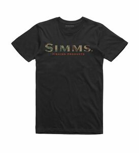 SIMMS シムス Tシャツ M's Simms LogoT-Shirt US-M Black/Camo