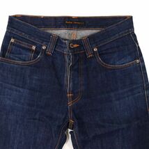 イタリア製★ Nudie Jeans ヌーディージーンズ 【GRIM TIM】 インディゴ★ スリム デニム パンツ ジーンズ Sz.30　メンズ　G3B00727_5#R_画像2