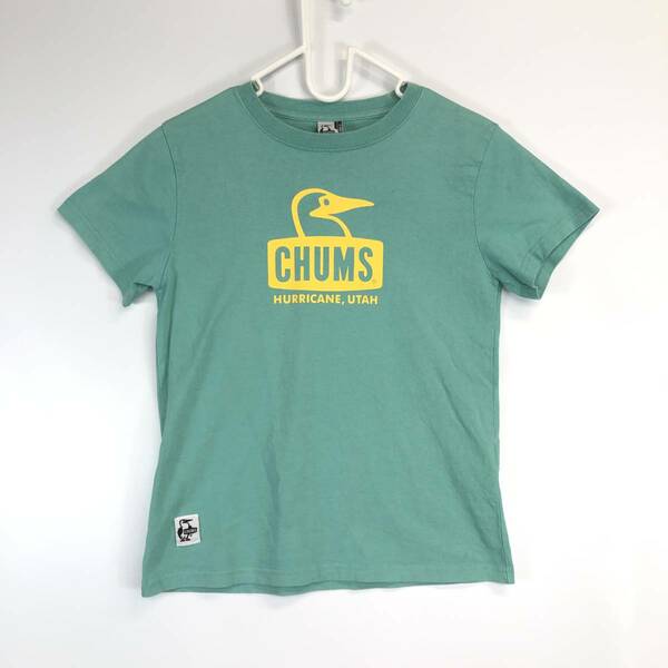 CHUMS チャムス コットンTシャツ ミント レディースMサイズ CH11-1011