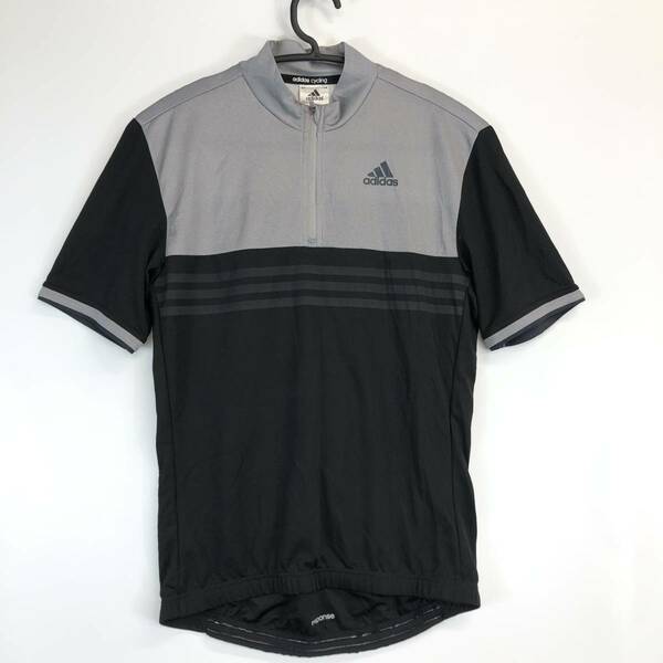 アディダス adidas サイクリング 半袖ハーフジップ サイクルジャージ Lサイズ S05551 AK9006