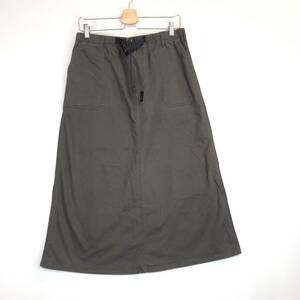 グラミチ GRAMICCI 9301-FDJ ベイカースカート 薄黒 Mサイズ ロングスカート