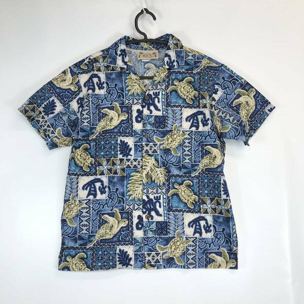 E＆K ハワイ製 アロハシャツ コットン100 Mサイズ 半袖