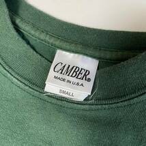 USA製 キャンバー CAMBER コットン ポケットTシャツ グリーン Sサイズ_画像5