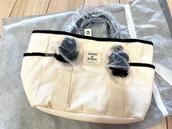 新品【SALON de RUBAN】ZOZO別注 ロープハンドル トートバッグ