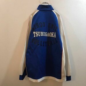 * ultra rare! hard-to-find *NIKE/ Nike jersey Japan university TSURUGAOKA volleyball Parker soccer blue blue men's L ON2751