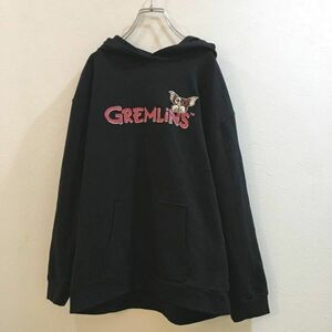 ◆お洒落な逸品◆GREMLINS/グレムリン プルオーバー パーカー ブラック 黒 メンズ M ON2068