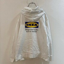 ◆お洒落な逸品◆IKEA/イケア プルオーバー パーカー ホワイト 白 レディース S/M ON3469 スウェット_画像5