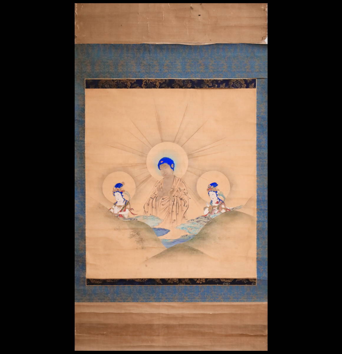 ヤフオク! -「阿弥陀三尊 掛軸」(美術品) の落札相場・落札価格