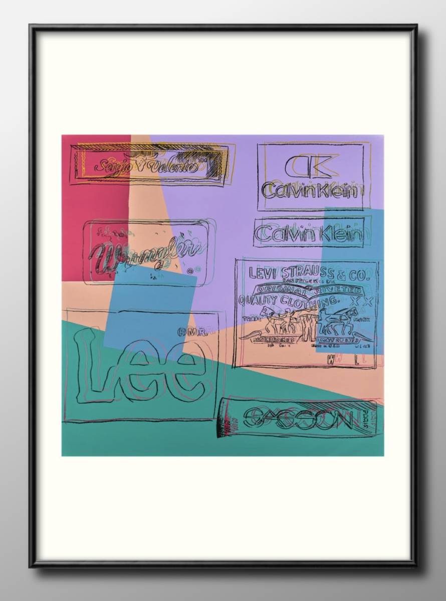 13452■Kostenloser Versand!! Kunstplakat, Gemälde, A3-Format, Warhol-Logo, Hersteller-Logo, Illustrationsdesign, skandinavisches mattes Papier, Residenz, Innere, Andere