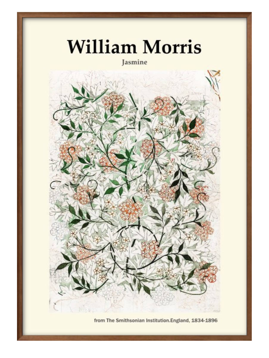 1-7531 ■ Free shipping!! Art poster painting A3 size William Morris illustration design Nordic matte paper, Housing, interior, others